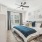 Spacious bedroom with ample natural light