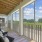 Spacious private balcony with screen over looking greenery in Bluffton, SC