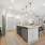 Kitchen with island and stainless steel appliances